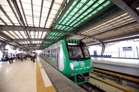 Hình ảnh đường sắt đô thị Cát Linh-Hà Đông trước ngày bàn giao