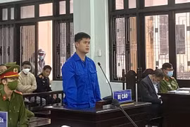 Bị cáo tại phiên toà xét xử phúc thẩm. (Ảnh: Mai Trang/TTXVN)