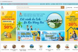 Hội chợ du lịch trực tuyến với siêu sale ngành hàng ưu đãi, đây là cơ hội để tín đồ du lịch sở hữu những sản phẩm hot nhất với giá siêu khuyến mãi. (Ảnh chụp màn hình)