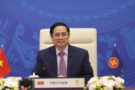 Thủ tướng Phạm Minh Chính tham dự Hội nghị cấp cao ASEAN. (Ảnh: Dương Giang/TTXVN)