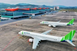 Hãng hàng không Bamboo Airways. (Ảnh: TTXVN phát)