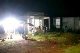 Hiện trường vụ án. (Ảnh: TTXVN phát)