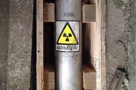 Một nguồn phóng xạ. (Ảnh: TTXVN)