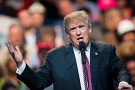 Tỷ phú Donald Trump trong chiến dịch vận động tranh cử ở Charleston, Tây Virginia ngày 5/5. (Nguồn: AFP/TTXVN)