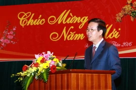 Đồng chí Võ Văn Thưởng, Ủy viên Bộ Chính trị được phân công làm Trưởng Ban Tuyên giáo Trung ương. (Ảnh: Doãn Tấn/TTXVN)