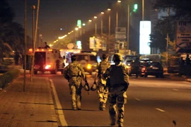 Binh sỹ Mali tuần tra tại thủ đô Bamako. (Nguồn: AFP/TTXVN)