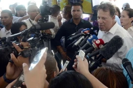 Tổng thống Panama Juan Carlos Valera khẳng định nước này sẽ hợp tác trong quá trình điều tra vụ bê bối. (Nguồn: AFP/TTXVN)