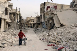 Cơ sở hạ tầng của Syria đã bị tàn phá nghiêm trọng do ​giao tranh. (Nguồn: Getty Images)