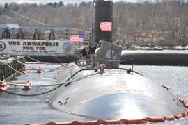 Tàu ngầm hạt nhân USS Annapolis của Mỹ. (Nguồn: wired.com)