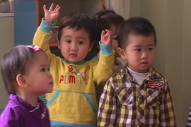 Học sinh mầm non. (Ảnh: PM/Vietnam+)