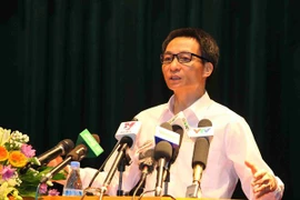 Phó Thủ tướng Vũ Đức Đam. (Ảnh: Quý Trung/TTXVN)