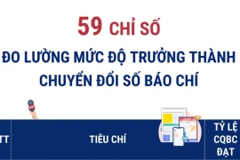 59 chỉ số đo lường mức độ trưởng thành chuyển đổi số báo chí