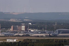 Toàn cảnh căn cứ không quân của Mỹ tại Ramstein, gần Lashtuhl, Đức. (Ảnh: Reuters/TTXVN)