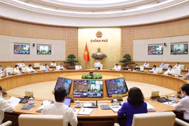 Quang cảnh Phiên họp Chính phủ Thường kỳ tháng 7 năm 2021. 