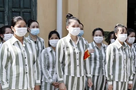 Các phạm nhân tại Trại giam Ngọc Lý. (Ảnh minh họa: Thống Nhất/TTXVN)