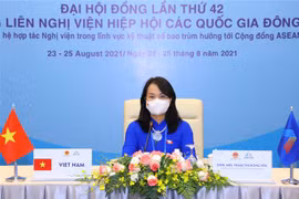 Ủy viên Thường trực Ủy ban Kinh tế Phạm Thị Hồng Yến phát biểu. (Ảnh: Nguyễn Điệp/TTXVN)