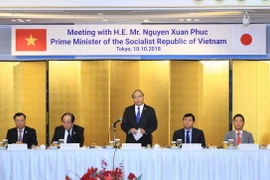 Hình ảnh Thủ tướng làm việc với một số tập đoàn của Nhật Bản