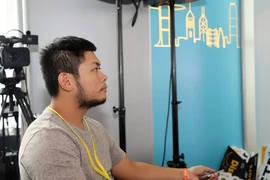 Phạm Hùng Phong, thí sinh Việt Nam lọt Top 10 của cuộc thi. (Ảnh: Xuân Tuấn-Lê Anh/Vietnam+)