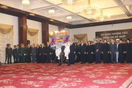 Hình ảnh lễ viếng nguyên Tổng Bí thư Đỗ Mười tại TP.HCM