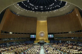 Một cuộc họp của Đại hội đồng LHQ ở New York, Mỹ. (Ảnh: THX/TTXVN)