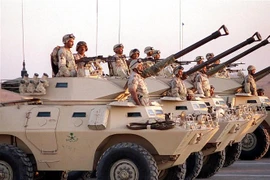 Binh sỹ Saudi Arabia tại thủ đô Riyadh. (Nguồn: AFP/TTXVN)