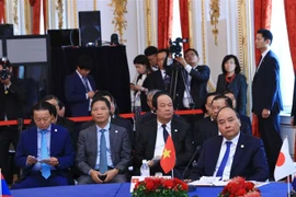 Thủ tướng Nguyễn Xuân Phúc và đoàn đại biểu Việt Nam dự Hội nghị Cấp cao Hợp tác Mekong-Nhật Bản lần thứ 10. (Ảnh: Thống Nhất/TTXVN)