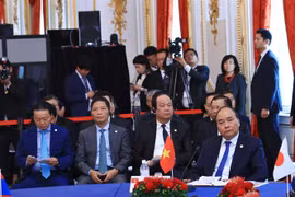 Thủ tướng Nguyễn Xuân Phúc và đoàn đại biểu Việt Nam dự Hội nghị Cấp cao Hợp tác Mekong-Nhật Bản lần thứ 10. (Ảnh: Thống Nhất/TTXVN)