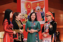 Tỷ lệ phụ nữ được giới thiệu ứng cử đại biểu Quốc hội khóa XV đạt cao nhất trong 4 khóa bầu cử Quốc hội gần đây. (Ảnh minh họa: PV/Vietnam+)