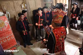 Nghi lễ cấp sắc của dân tộc Dao. (Ảnh minh họa: Diễm Hằng/Vietnam+) 