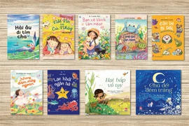 Bộ 9 tác phẩm thiếu nhi sắp ra mắt độc giả nhỏ tuổi. Đây cũng chính là những tác phẩm tham dự giải thưởng Văn học Kim Đồng lần thứ Nhất (2023-2025). (Ảnh: NXB)