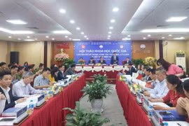 Hội thảo khoa học quốc gia: “Chuyển đổi số trong công tác tư tưởng, lý luận ở Việt Nam hiện nay.” (Ảnh: Minh Thu/Vietnam+)
