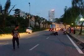 Hiện trường vụ việc (Ảnh: PV/Vietnam+) 