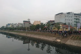 Hiện trường vụ việc (Ảnh: PV/Vietnam+) 