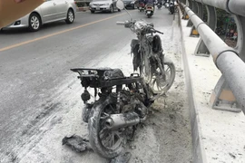 Hiện trường vụ việc (Ảnh: PV/Vietnam+) 