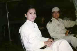 Nữ diễn viên Việt Trinh trong ''Người đẹp Tây Đô'' năm xưa.