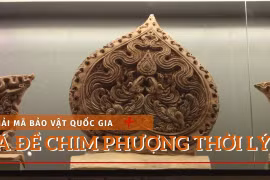 Bảo vật quốc gia Lá đề chim phượng và những ý nghĩa đặc sắc. (Ảnh: Minh Anh/Vietnam+)