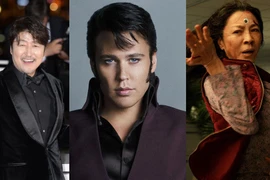 Từ trái: Các diễn viên Song Kang Ho (Người môi giới), Austin Butler trong tạo hình Elvis Presley và Dương Tử Quỳnh (Cuộc chiến đa vũ trụ). (Ảnh: Tổng hợp)