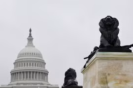 Tòa nhà Quốc hội Mỹ ở thủ đô Washington D.C. (Ảnh: THX/TTXVN)