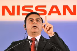 Ông Carlos Ghosn phát biểu trong cuộc họp báo tại Yokohama, Nhật Bản, ngày 12/5/2011. (Ảnh: AFP/ TTXVN)