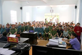 Quang cảnh phiên tòa ngày 31/10/2018. (Ảnh: Nguyễn Thanh/TTXVN)