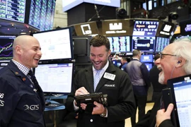 Sàn chứng khoán New York, Mỹ. (Ảnh: THX/ TTXVN)