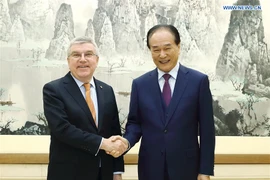 Quang cảnh cuộc gặp. (Nguồn: Xinhua)