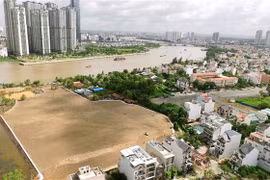 Cửa khẩu Tân Thanh. (Ảnh: Hoàng Hùng/TTXVN)