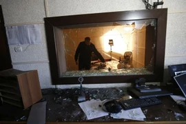 Hiện trường vụ phá hoại. (Nguồn: dailystar.com.lb)