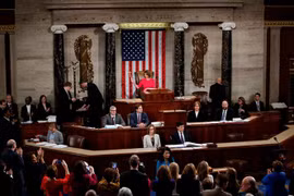 Toàn cảnh phiên họp Hạ viện Mỹ ở Washington DC ngày 3/1/2019. (Ảnh: THX/TTXVN)