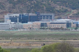 Khu công nghiệp chung Kaesong ở thị trấn biên giới Kaesong của Triều Tiên. (Ảnh: AFP/ TTXVN)