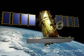 Vệ tinh Arirang 5 của Hàn Quốc. (Nguồn: Yonhap)
