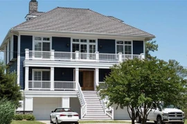 Nhà riêng của Tổng thống Mỹ Joe Biden bên bờ biển Rehoboth, Delaware. (Ảnh: AP/TTXVN)