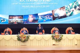 Thủ tướng Phạm Minh Chính chủ trì Hội nghị. (Ảnh: Dương Giang/TTXVN)
