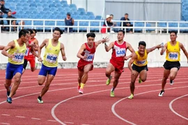 Vận động viên điền kinh thi đấu. (Ảnh minh họa. Nguồn: TTXVN)